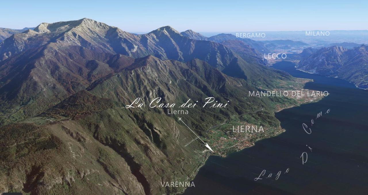 La Casa Dei Pini Lägenhet Lierna Exteriör bild