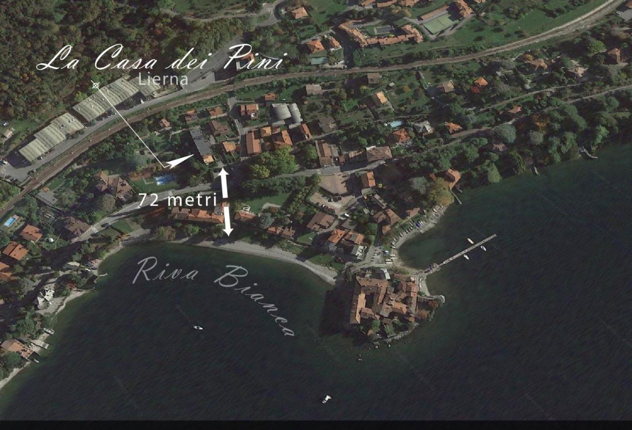 La Casa Dei Pini Lägenhet Lierna Exteriör bild